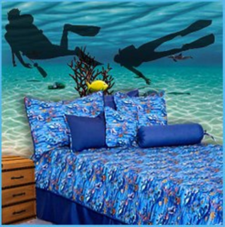 Underwater Bedroom Theme Underwater Themed Bedroom