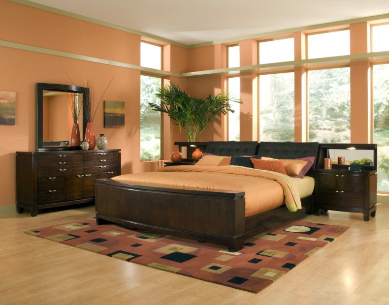 Fabulous Orange Bedroom Decorating Ideas and Designs for 2013