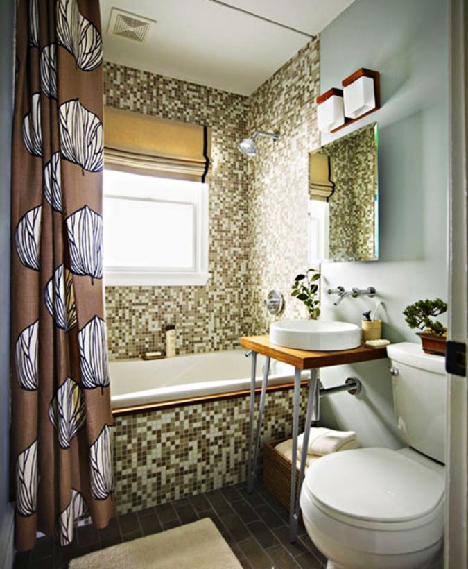 Curtains' Designs For Bathrooms And Showers