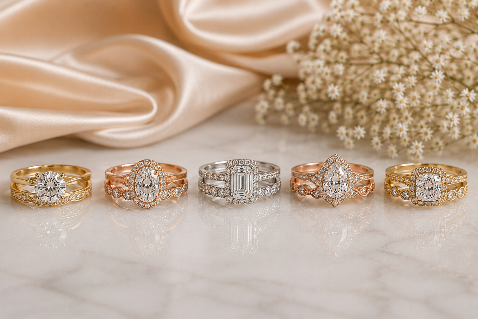 Custom Personalized Diamond Wedding Sets With Special Meaning Best Diamond Wedding Sets Designs - 16