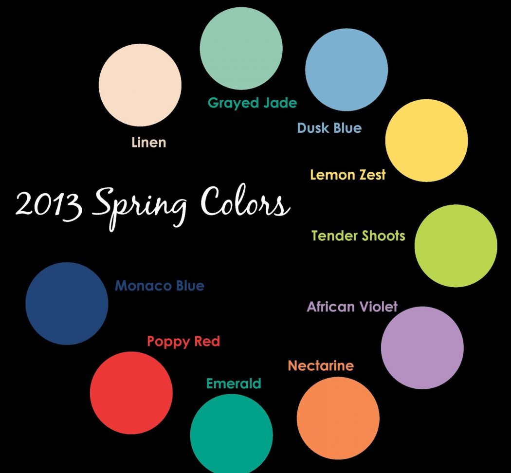 2013-spring-colors Know Spring Colors!