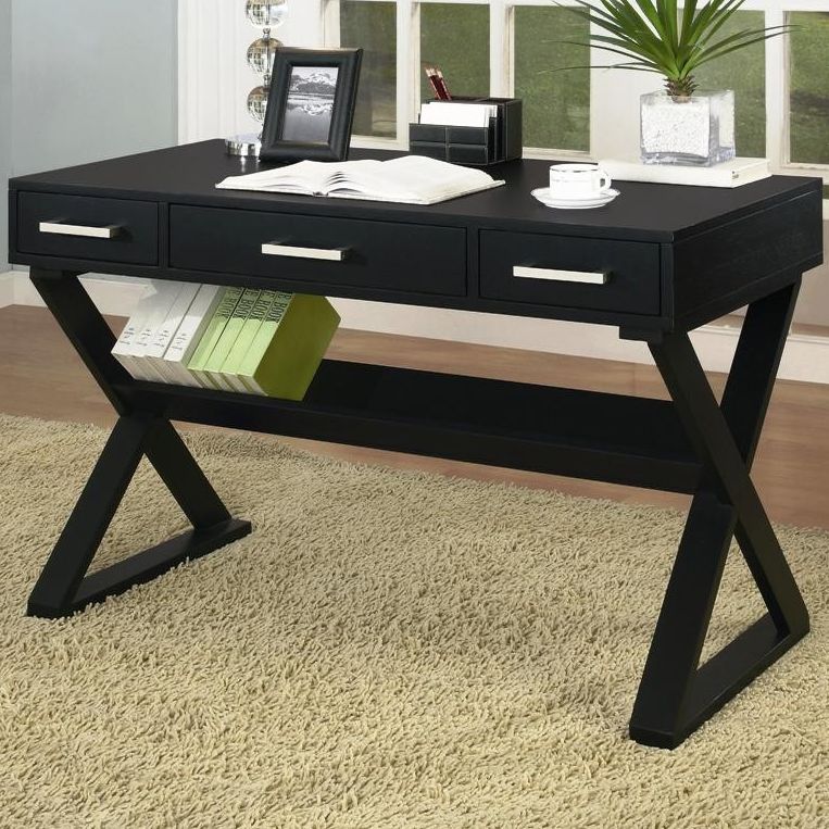 Coaster-Black-Office-Desk-800911 9 Black Office Desk Designs & How to Choose the Best one