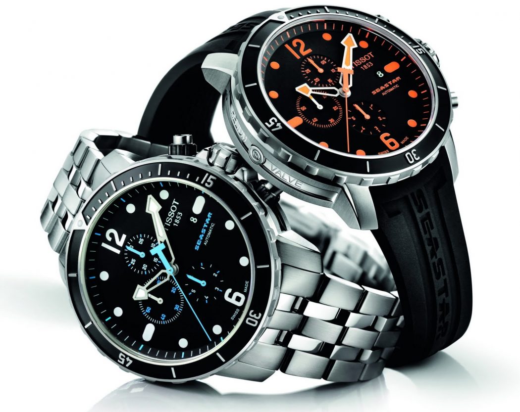 The chronograph Watch is Also a Stopwatch ... 2 TISSOT Seastar 1000 Chronograph