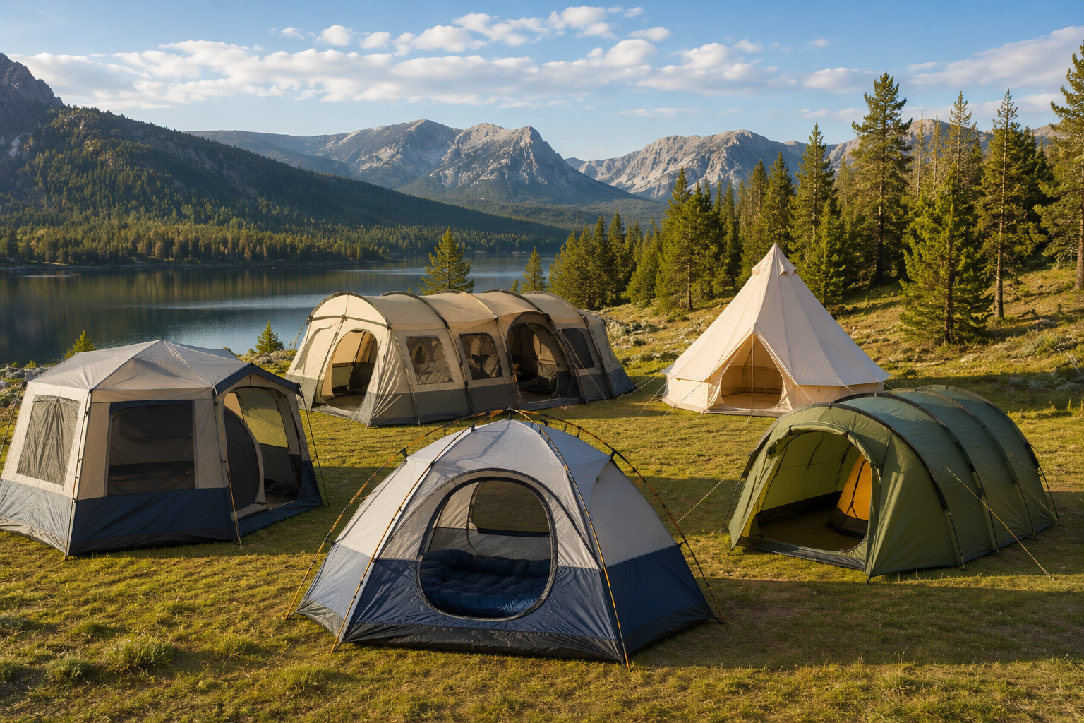 Types of Family Tents How to Purchase the Best Family Tent for Camping!! - 4 family tent camping