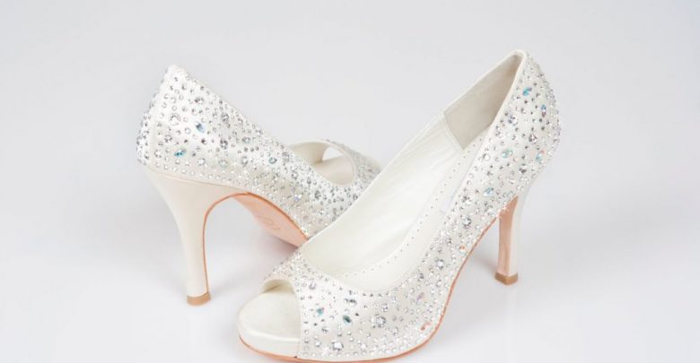 Yona Shoes White or Ivory Swarovski Crystal covered Designer Luxury Bridal shoes from Crystal Couture An amazing collection of women shoes from Dillard - 1