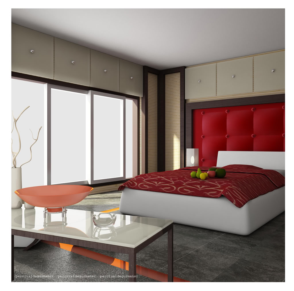 bright-red-bedroom-design The TOP Designers Tell You Secrets for Home Decoration