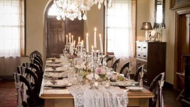 wedding table runners lace table runners chic wedding table decoration ideas Table Decoration New Ideas - 4