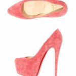 women pink shoes