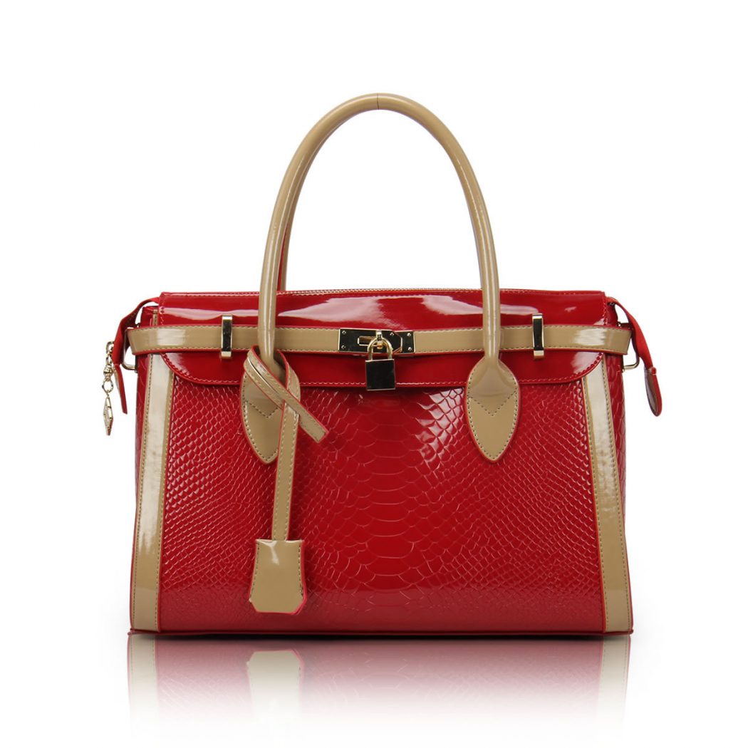 2013-fashion-Color-block-women-s-handbags-fish-scale-patterm-red-bride-japanned-leather-bag-crocodile The Next 7 Women's Bag Fashion Trends of This Year!