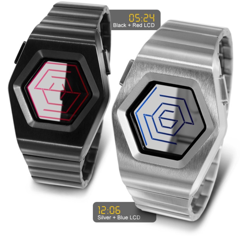 Black and Silver versions of Kisai Spider watch
