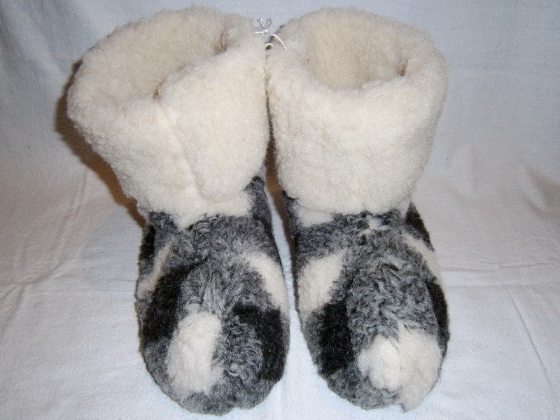 Boot slippers.