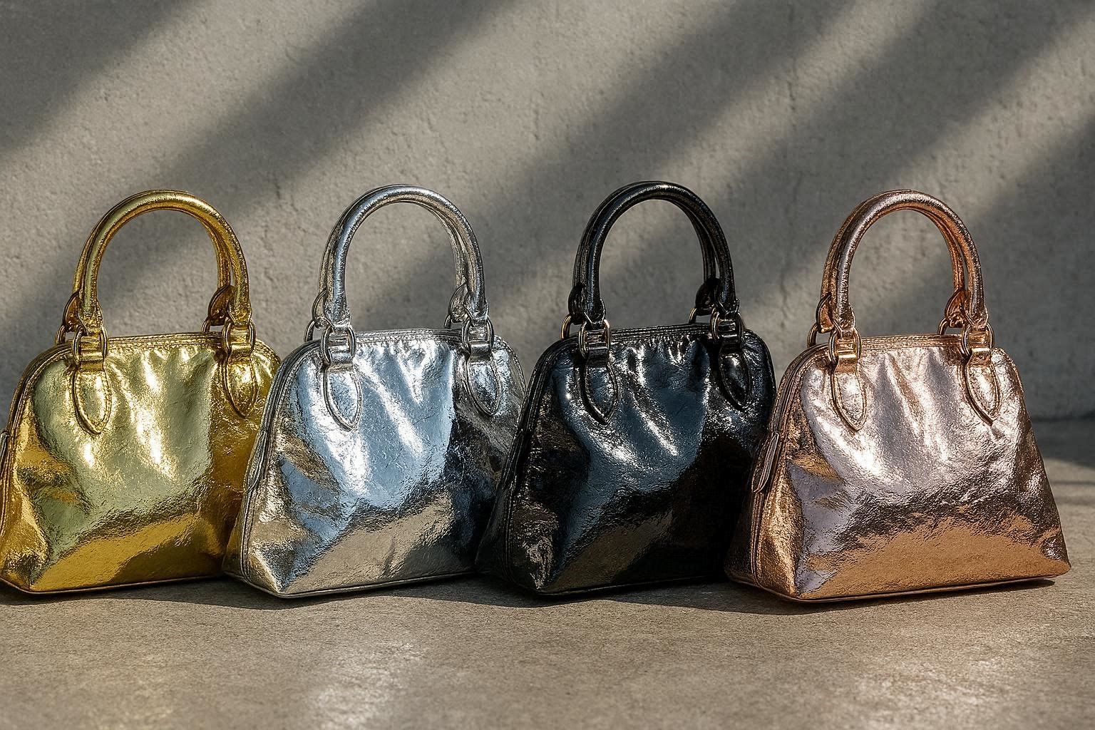 The Next 10 Women's Bag Fashion Trends of This Year! 11 Metallic Statement Bags 1 The Next 10 Women's Bag Fashion Trends of This Year! - 11