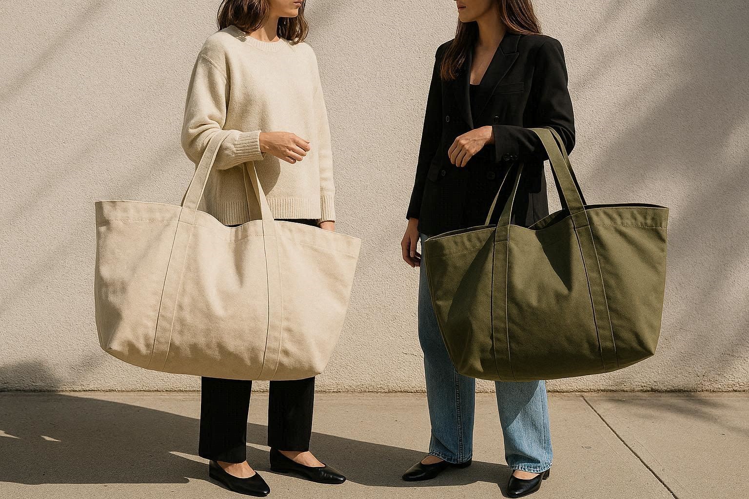 The Next 10 Women's Bag Fashion Trends of This Year! 6 Oversized Tote Bags 1 The Next 10 Women's Bag Fashion Trends of This Year! - 6
