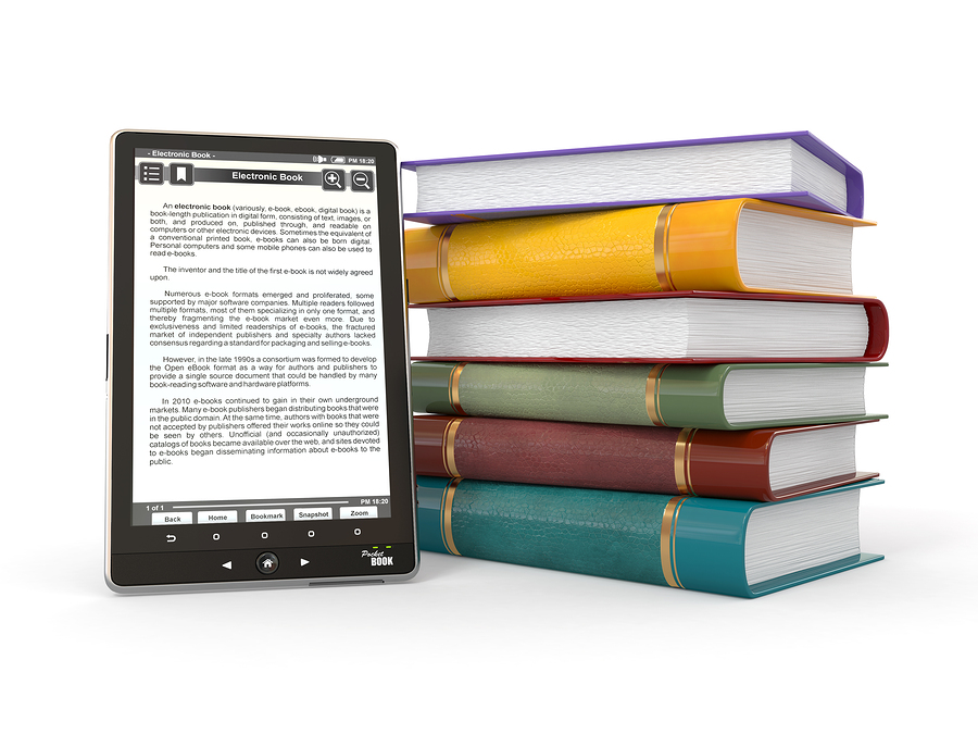 bigstock-E-book-reader-Books-and-table Latest Education Trends - What to Expect in Future