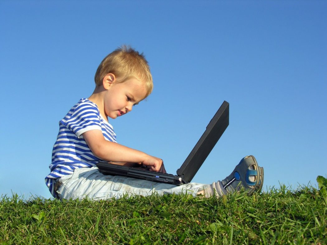 child with computer [1]