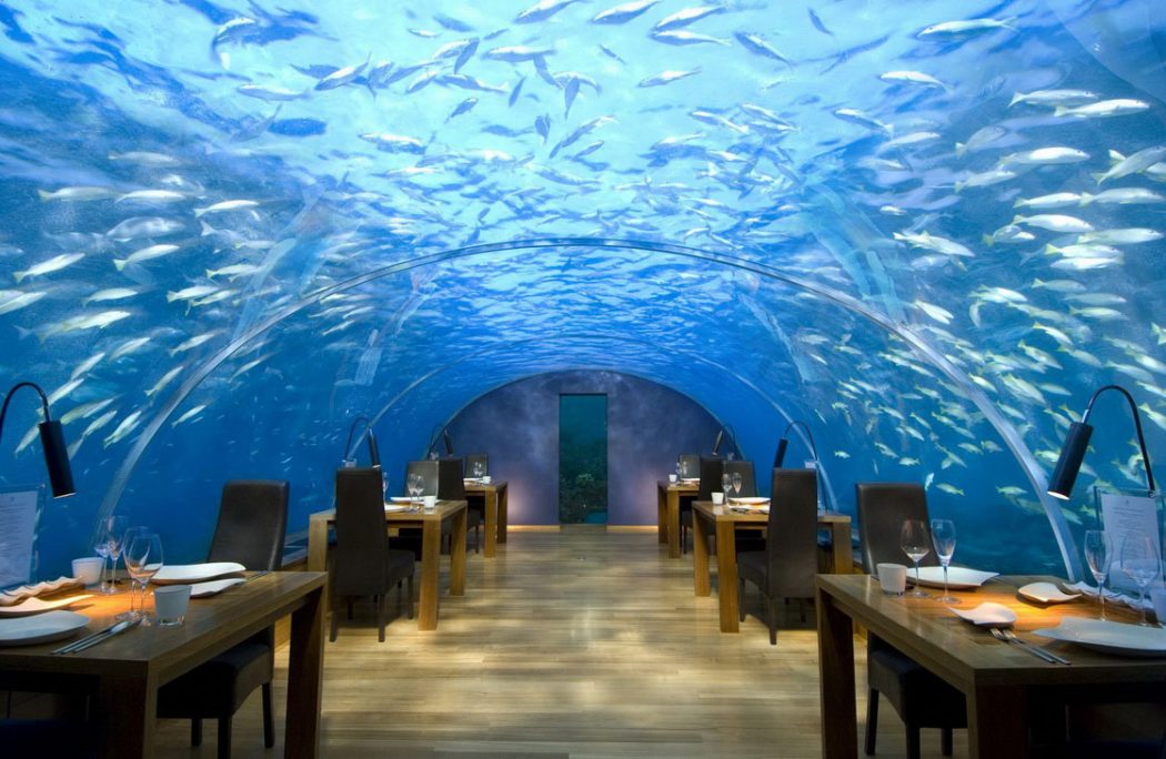 conrad-maldives-rangali-island-best-design-restaurant 23 Most Awesome Interior Designs for Restaurants