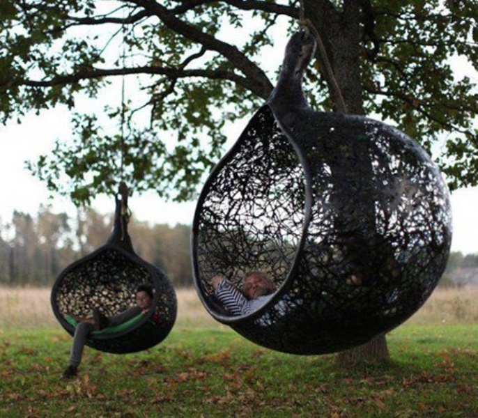 cool-hanging-chair-made-of-volcanic-rock 30 Most Inspiring Chairs