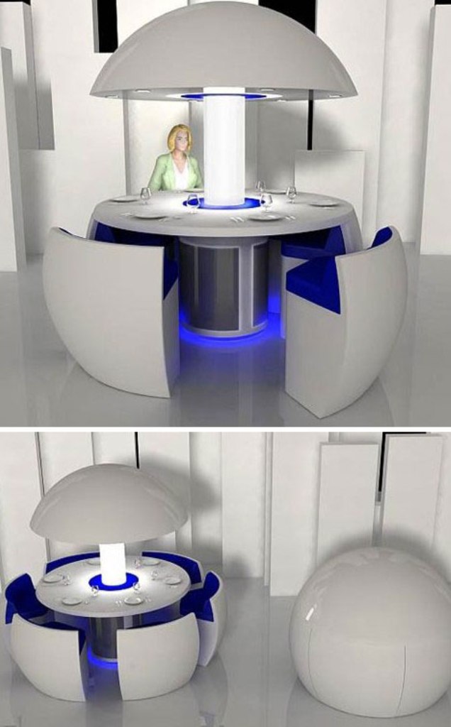 45 Marvelous Images for Futuristic Furniture 22 dinning table