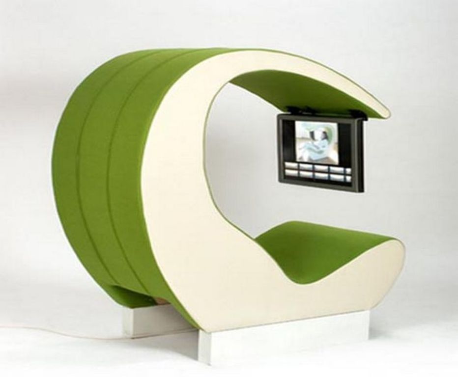 futuristic office seating designs with on board sound system