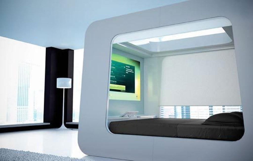 hican bed futuristic bed room