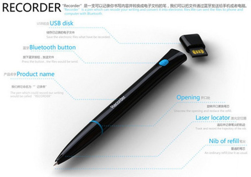 recorder-pen Magic Pens That Converts Written Notes into Electronic Files