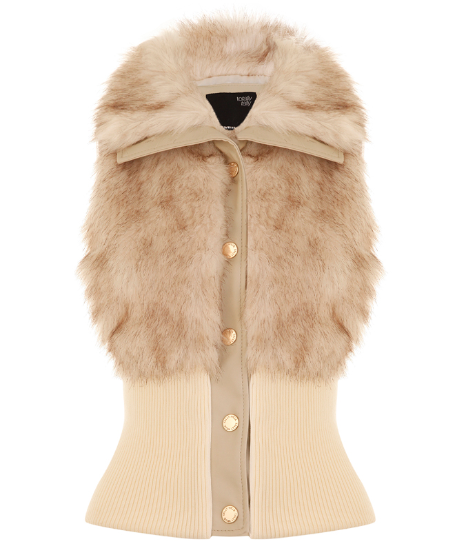 sleeveless fur