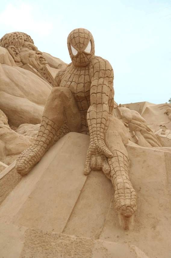 spider-man The Best 10 Videos and 30 images for Sand Art