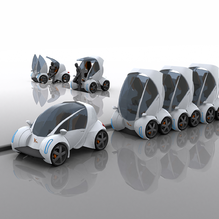 The Most Stylish 25 Futuristic Cars 24 stackable-car