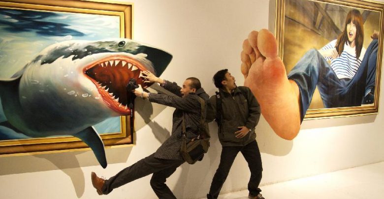 whale 45 Stunning 3D Paintings for Decoration - 1