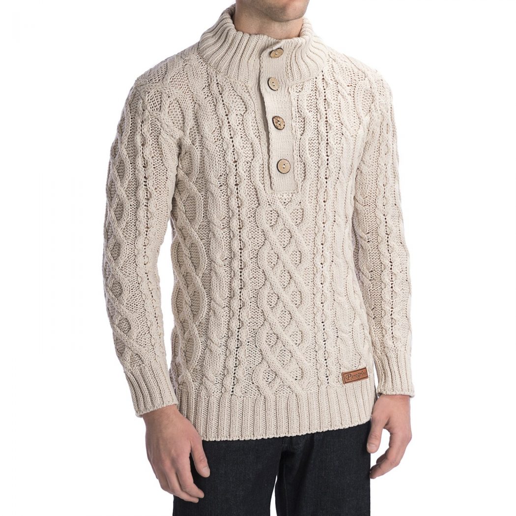 -wool-sweater-chunky-cable-for-men-in-beige