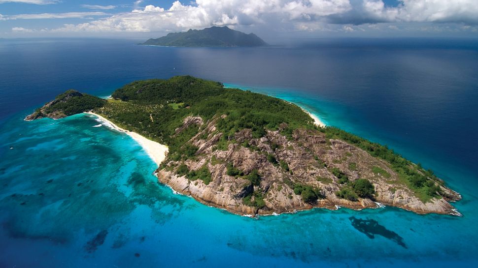 arial view of north island