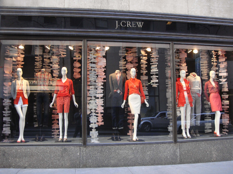 15 Tips for How to Design Your Retail store 2 retail windows screen print digtial flated printing die cut j crew hanging