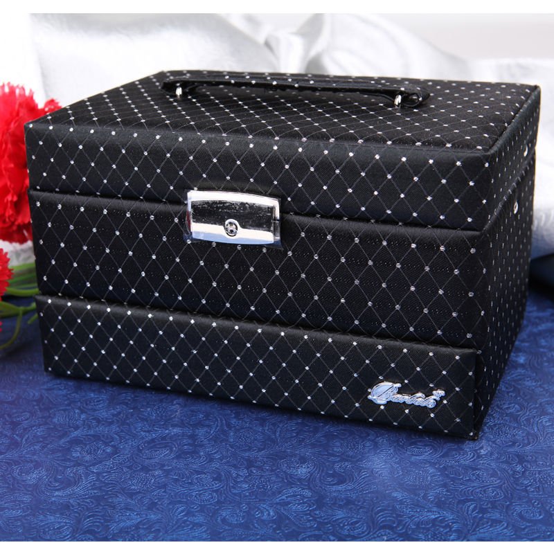 BARBELO-3-layer-large-jewelry-storage-case-travel-jewelry-box-with-mirror-free-shipping
