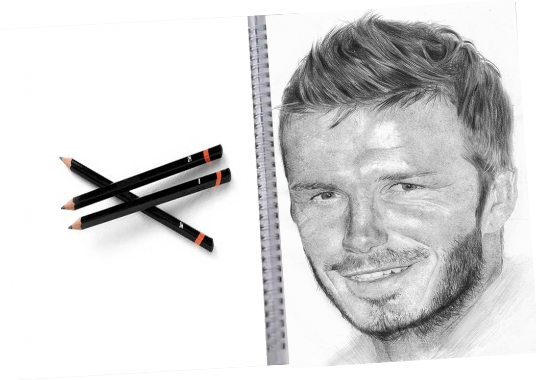 Stunningly And Incredibly Realistic Pencil Portraits 22 BeckhamSketchpad