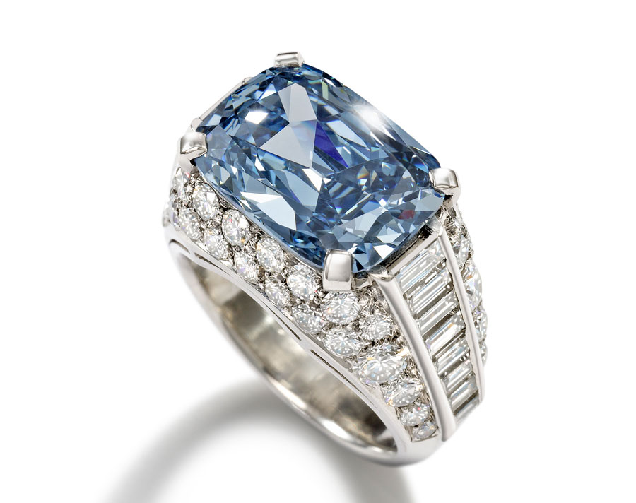 Blue-Diamond-Bonhams-2 What Do You Say about These Rare and Precious Rings?!