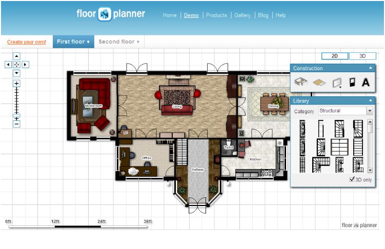 Floorplanner_floor-plan1 Top 15 Virtual Room software tools and Programs