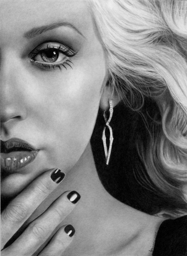 Half_of_you_by_Esteljf Stunningly And Incredibly Realistic Pencil Portraits