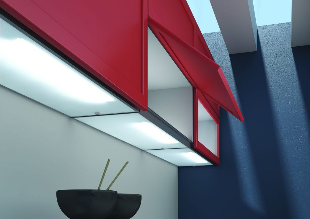 Innovative-kitchen-with-LED-lighting LEDs 10 uses in Architecture
