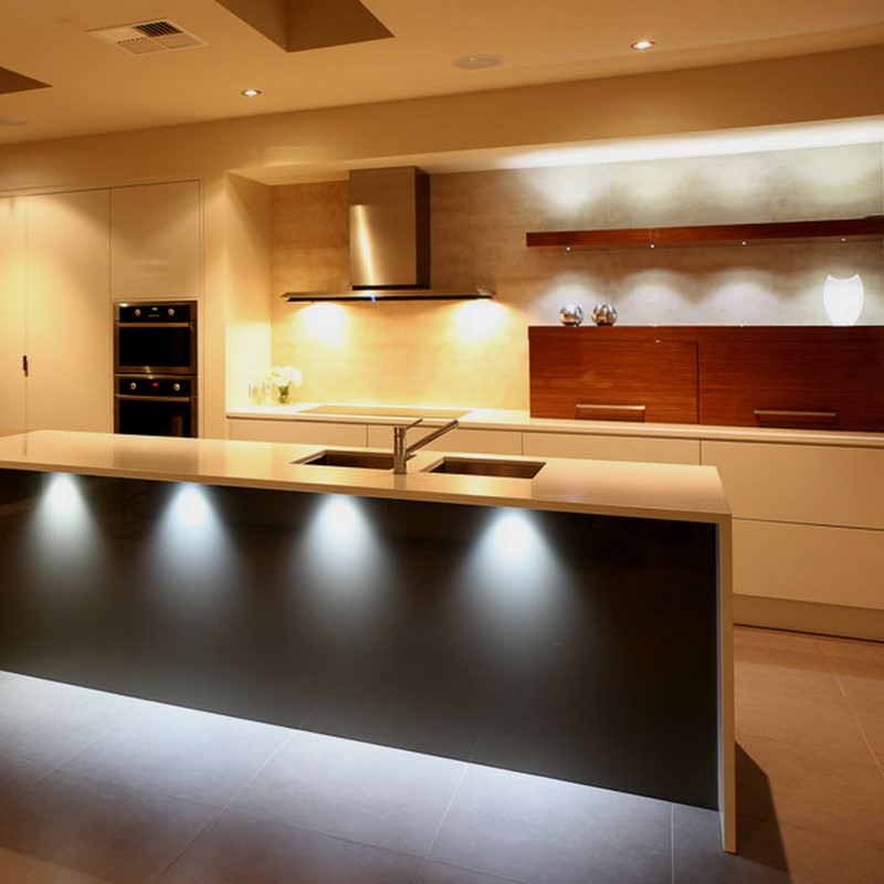 LED-lighting-in-the-contemporary-kitchen LEDs 10 uses in Architecture