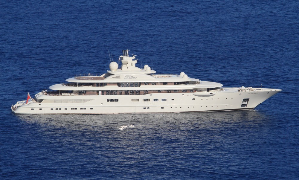 MYDilbar10001 15 Most luxurious Yachts in The World