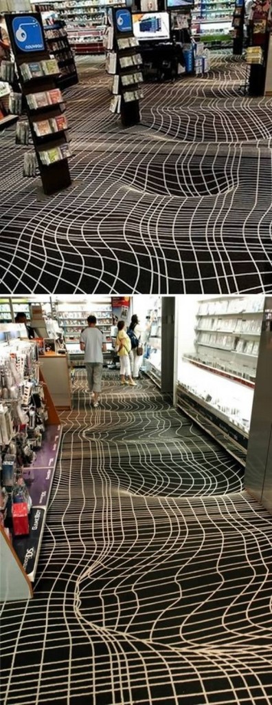 Optical Illusion Floor carpet