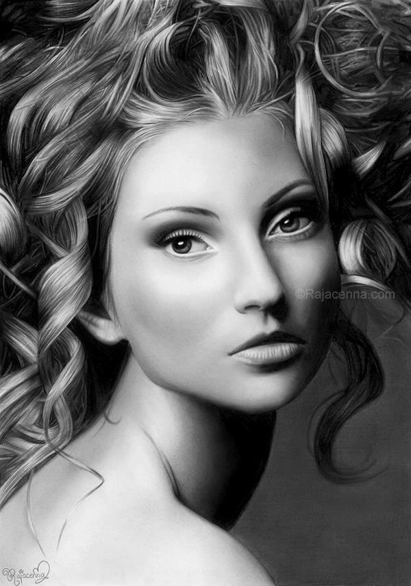 Pencil-Portraits-Drawings-by-Rajacenna-9 Stunningly And Incredibly Realistic Pencil Portraits