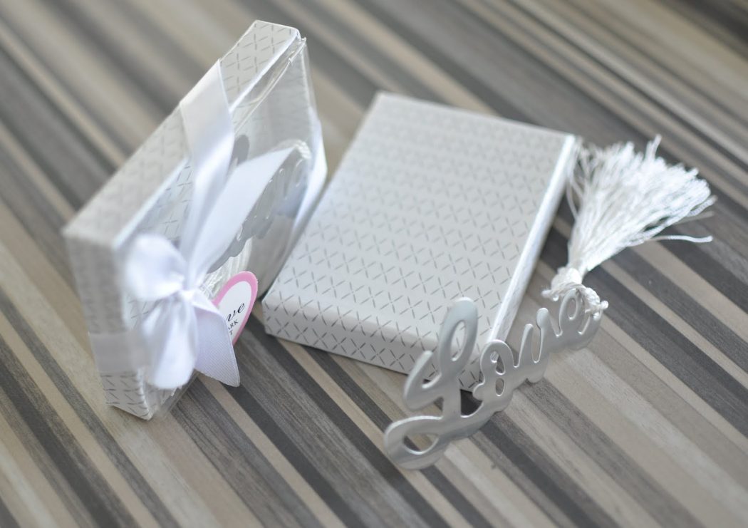 WED1017 Stylish Love Bookmark (1)