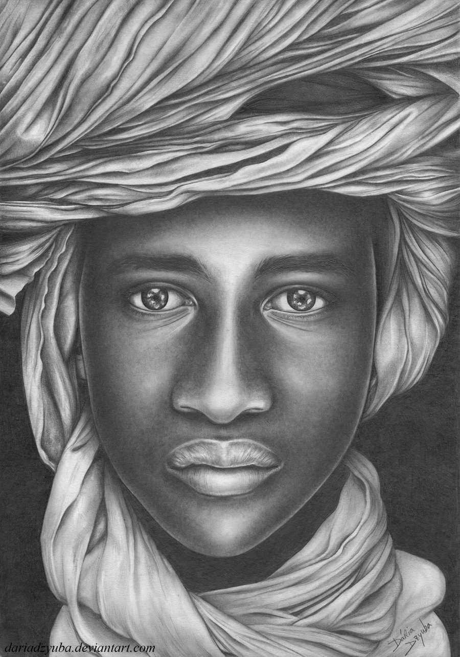 dear_africa_by_dariadzyuba Stunningly And Incredibly Realistic Pencil Portraits