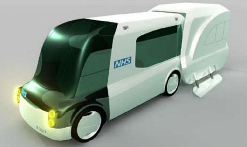futuristic ambulance