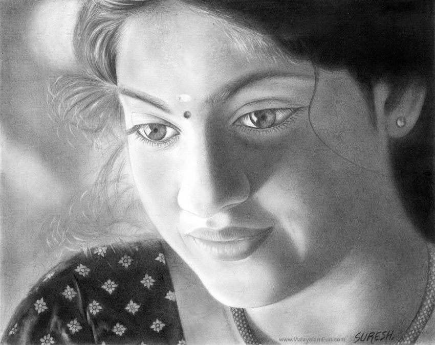 indian Stunningly And Incredibly Realistic Pencil Portraits