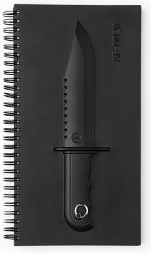 knife Creative and Unique Notebooks for Mitigating Your Anger