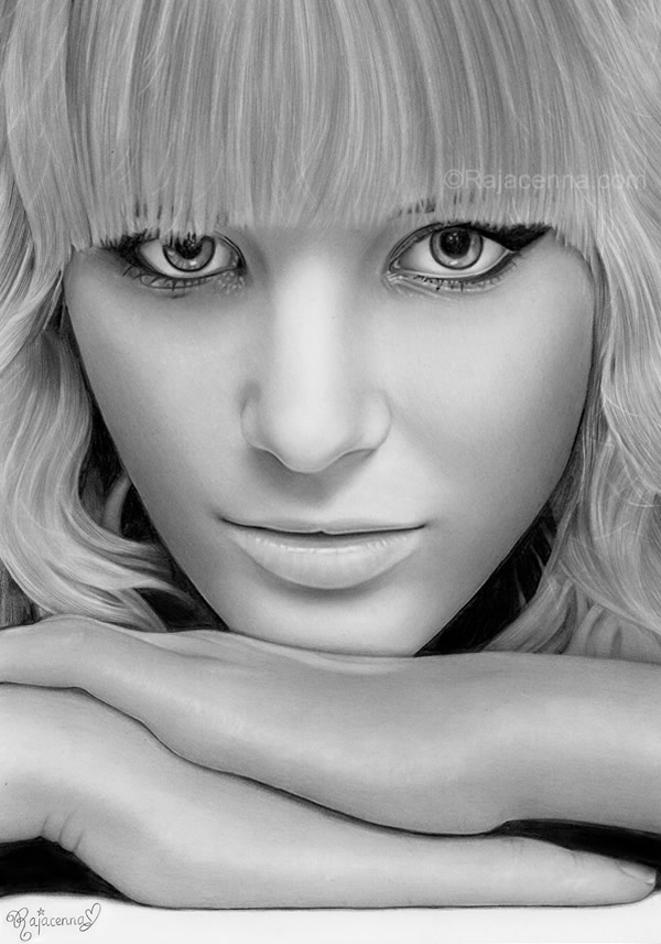 Stunningly And Incredibly Realistic Pencil Portraits 69 magical eyes Rajacenna