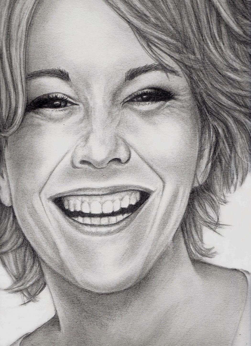 meg2 Stunningly And Incredibly Realistic Pencil Portraits