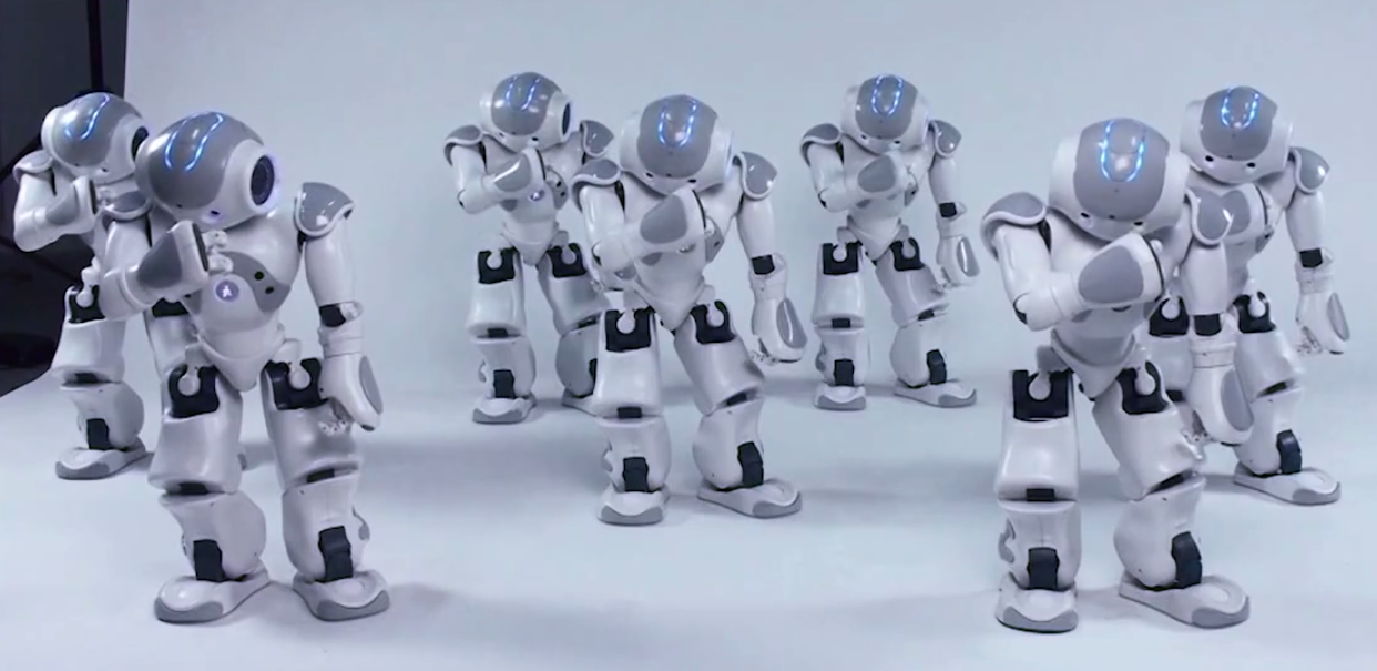 nao Are you stressed? Watch these Robots Dancing Gangnam Style